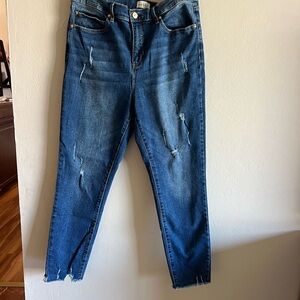 Nicole Miller Blue Straight Leg Jeans